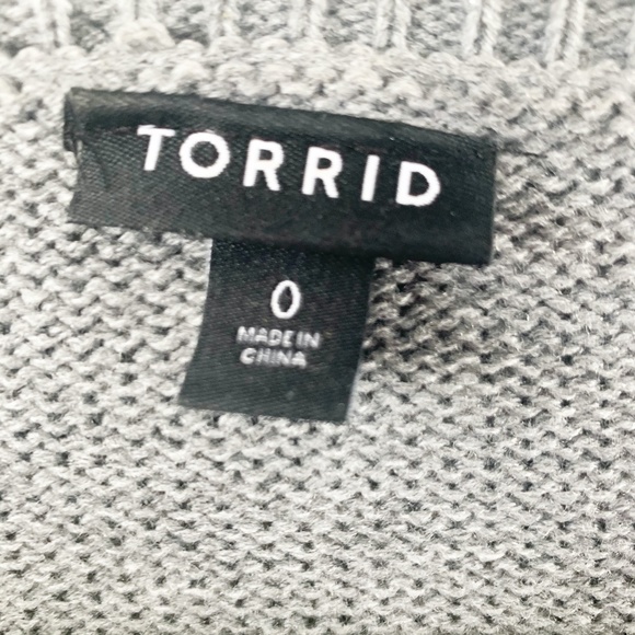 Torrid Grey Blush Salty But Sweet Sweater - Picture 5 of 7